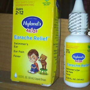 Hyland's 10 ml 4kids Earache drops Swimmer's ear Pain Fever NEW sealed